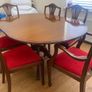 Mahogany table chairs, sofa armchairs,  sideboard Image 3