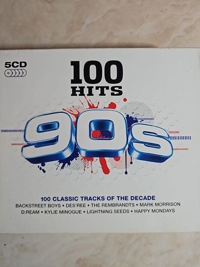 100 Hits 90s  5CD Boxset