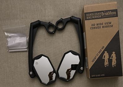 BriskMore Handlebar Bike Mirrors - Pair