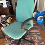 Green Swivel Office chair Image 4