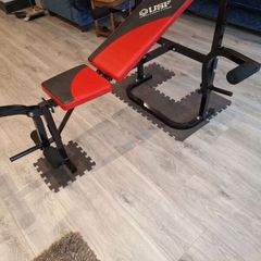 USF Ultimate Strength Fitness Weights Bench including Weights bellbars and accessories