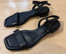 Black sandals from marks and Spencer