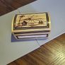 Two straw trinket boxes Image 6