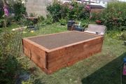 Heavy Duty Raised Garden Beds from Railway Sleepers - Installed