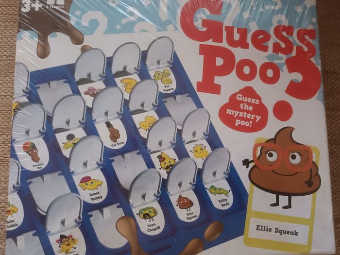 Guess Poo Game Family Board Game | 2 Player | Ages 3+ | Multicolor