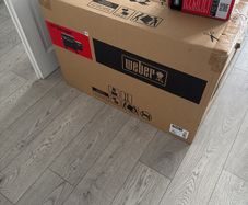 weber smoque bbq and cover