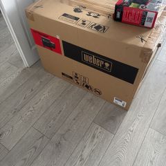 weber smoque bbq and cover