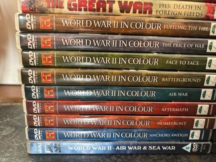History Channel, Discovery Channel, BBC and more War DVD Bundle