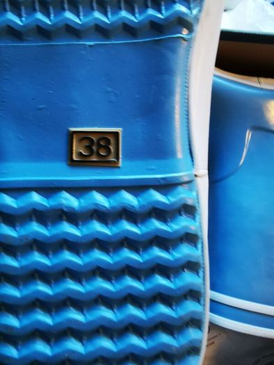 Wellies Aigle Lollipop blue, size UK 5