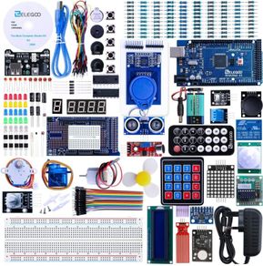 Mega R3 Project The Most Complete Ultimate Starter Kit Barebone PCs Compatible with Arduino IDE w/TUTORIAL, MEGA R3 Controller Board, LCD 1602, Servo, Stepper Motor (FREE POSTAGE)