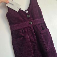 6-7years, Brand-New LeighTucker Purple Corduroy Jumpsuit