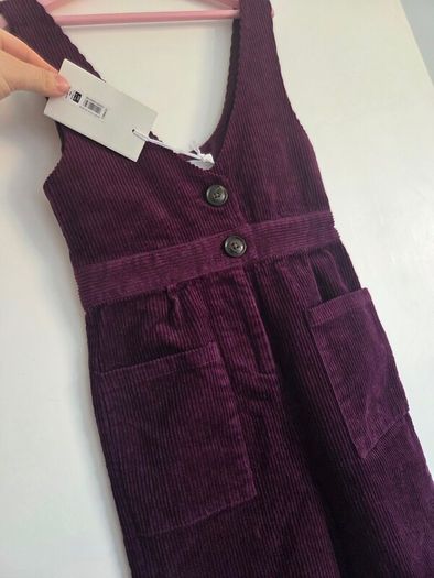 6-7years, Brand-New LeighTucker Purple Corduroy Jumpsuit