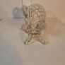 Vintage Trophy Style Glass Vase Image 2