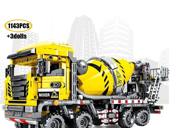 City Engineering Bulldozer Crane Technic Car Truck Excavator Roller Building Blocks bricks Construction Toys