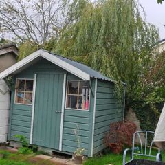Pressed Treated Garden Shed