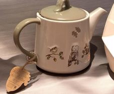 Beautiful Cooksmart Forest Fable Stoneware Teapot with Infuser