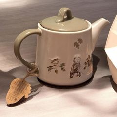 Beautiful Cooksmart Forest Fable Stoneware Teapot with Infuser