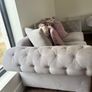 Beautiful Light Grey Elegant Sofa Suite Image 8