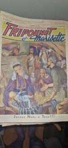 17x rare 1950 fripounet & marisette - inc. christmas eve issue #52