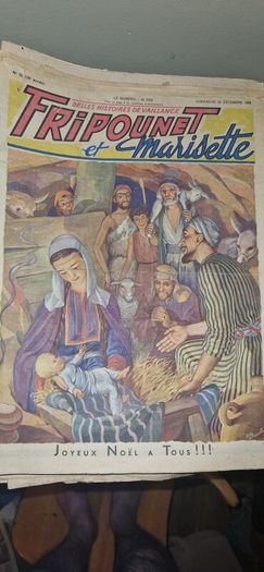 17x rare 1950 fripounet & marisette - inc. christmas eve issue #52