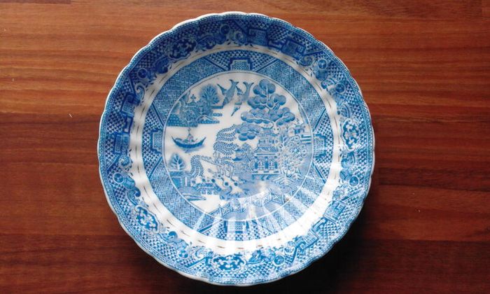 Blairs China Blue Willow Fine China Side Plate
