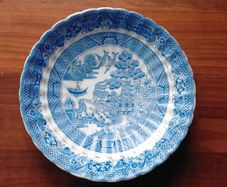 Blairs China Blue Willow Fine China Side Plate