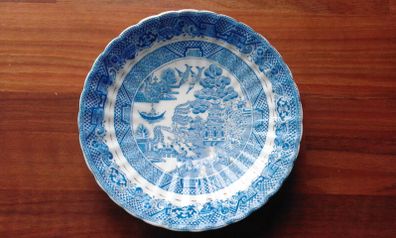 Blairs China Blue Willow Fine China Side Plate