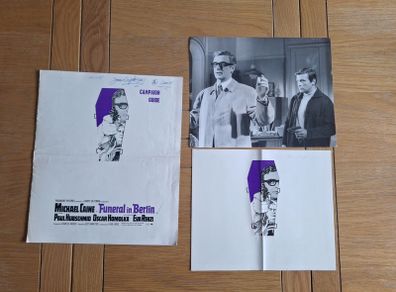 1966 Funeral In Berlin Pressbook / Presskit  Michael Caine