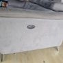 3 seater electric reclining couch & footstool Image 3