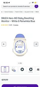 SNUZA hero breathing monitor