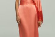 BNWT occasion asymmetric midi dress with fringe hem