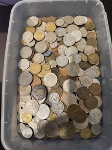 Job Lot Of World Coins - 1KG