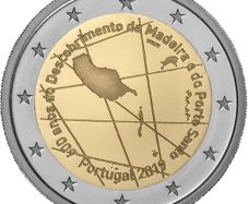 Portugal 2 Euro Commemorative Coin 2019 - Discovery of Madeira. Uncirculated.