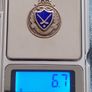 Vintage Silver enameled Hurling GAA medal 1955 M Roche Jewellers Cork see all photos FREE STANDARD POSTAGE INCLUDED Image 4