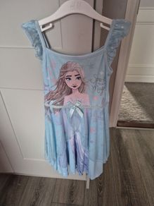 girls frozen sparkle dress