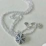 Pandora Sparkling Snowflake Necklace and Matching Earrings Set New Image 8
