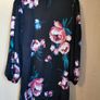 BNWT - DKNY black floral dress UK 12 - 14 Image 4