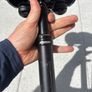 bike saddle and spring stem Image 4