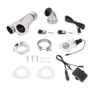 2.5" 63mm Stainless Steel Exhaust Cutout Electric Exhaust Muffler Valve Y Pipe With 2 Wireless Remote Control Universal Image 5