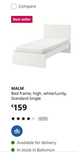 IKEA Bedroom Furniture for Sale  Dublin City Centre