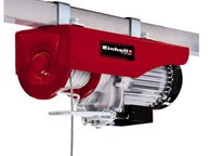 main image for ad rope hoist (1050 W, load capacity without pulley 300 kg to 18 m, with pulley 600 kg to 9 m, 18 m wire rope (diameter 4.5 mm), incl. Safety bar on load hook)