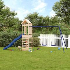 Outdoor Playset Solid Wood Pine
