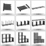 6-Cube Storage System with 6 Fabric Boxes - Free Delivery Nationwide Image 3