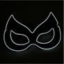 Halloween LED Neon Eye Mask Costume Light Up Kids Happy Birthday Party EL Masks Image 3