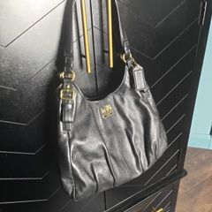 Coach black shoulder bag