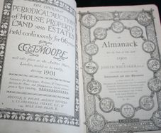 Antique Almanack Whitaker 1901