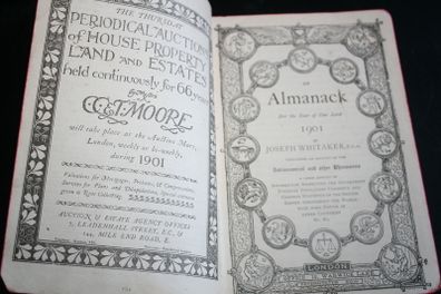 Antique Almanack Whitaker 1901
