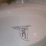 Staffordshire Floral Serving Plate  & Sauce  / Gravy Boat. Image 3