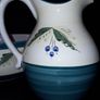 Potter Juice/water Jug With Matching Salad Bowl Image 2