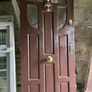 Solid wood front door and frame Image 3